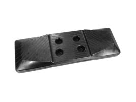 Rubber track pad for excavators and pavers